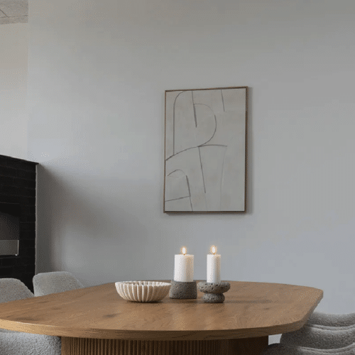 Madeline Relief Vægdekoration i Hvid Fra House Nordic | MDF Ramme - 60x90 cm - No.2