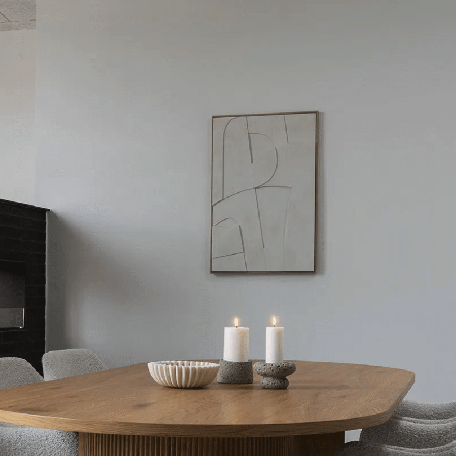 Madeline Relief Vægdekoration i Hvid Fra House Nordic | MDF Ramme - 60x90 cm - No.2