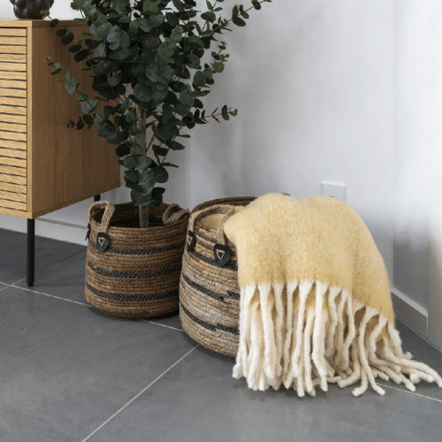 Erba Kurve i Natur Fra House Nordic | Bananflet - Sæt af 2