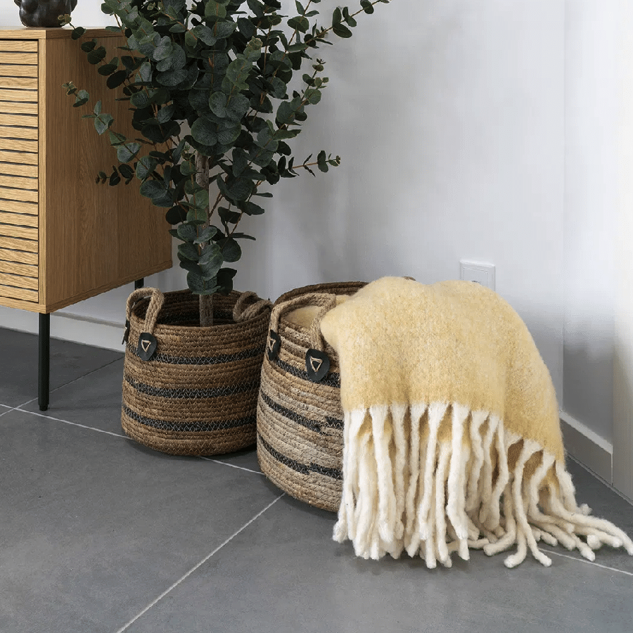 Erba Kurve i Natur Fra House Nordic | Bananflet - Sæt af 2