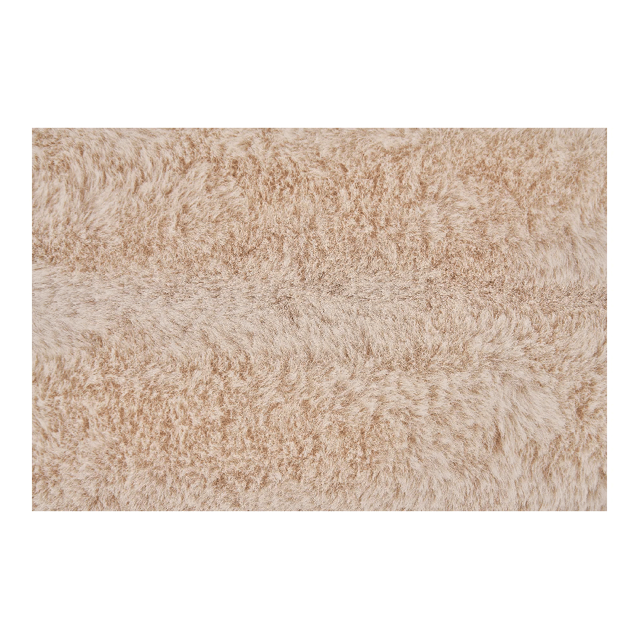 Galena Plaid i Hvid Imiteret Pels Fra House Nordic | 130x180 cm - Billede 2
