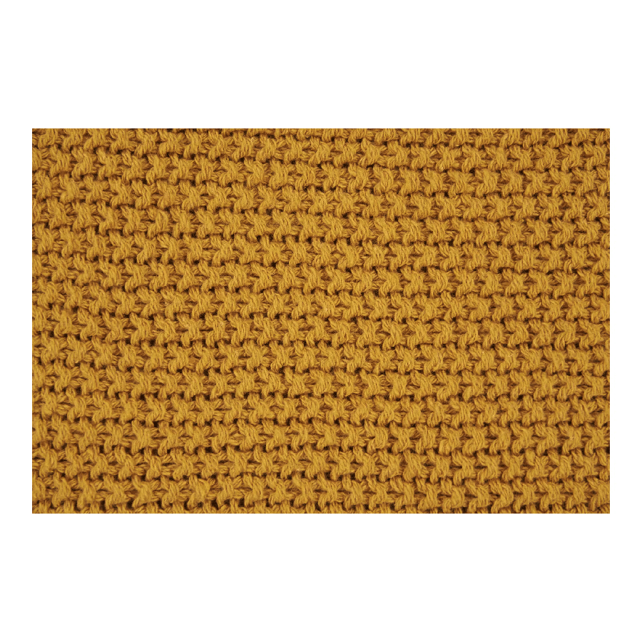 Santos Plaid i Orange Fra House Nordic | Genanvendt Bomuld - 130x170 cm - Billede 3