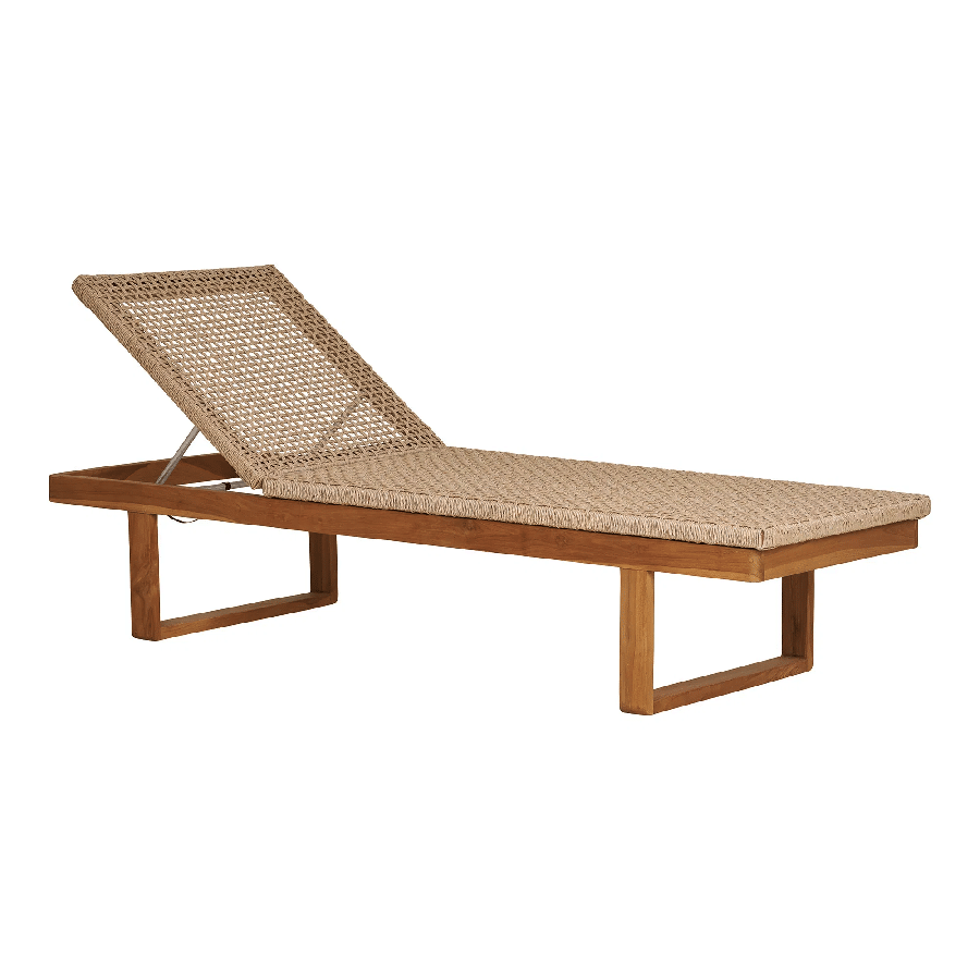 Derby Solseng i Naturfarvet Teak/Polyrattan fra House Nordic | L190xB65xH38cm - Billede 2
