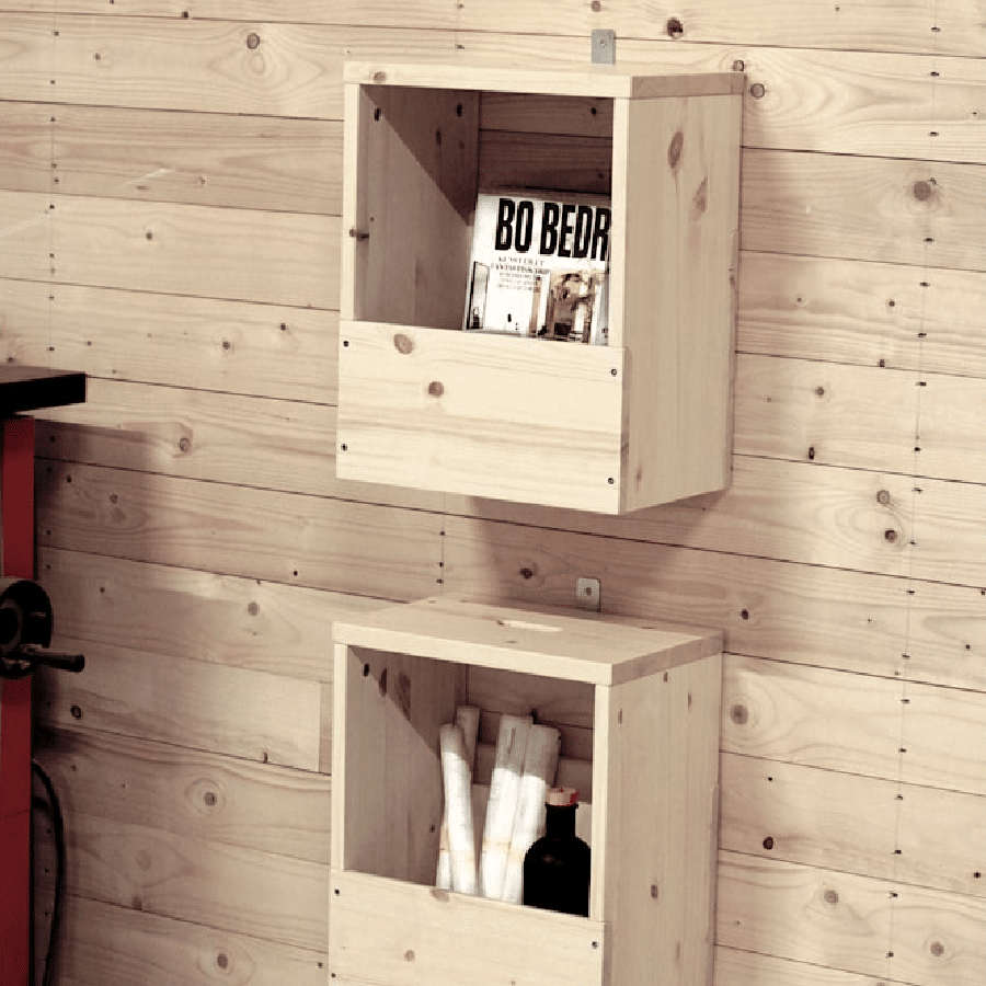 GRAB-IT Sengebord/Sofabord/Vægreol Fra Karup Design i Massiv FSC Fyrretræ | Japandi - Billede 3