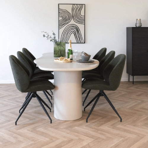 Maranola Spisebord i Lysegråt Cement Look fra House Nordic | L240xB96xH76cm