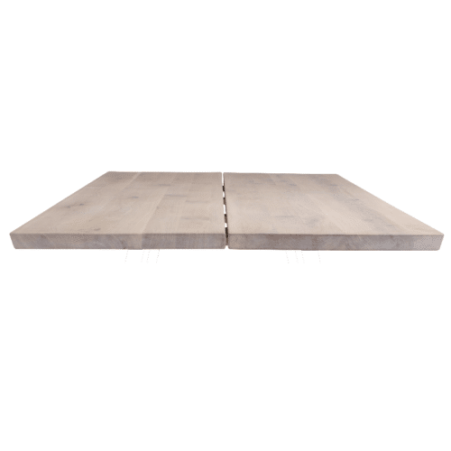 Asta Snedker Cafébord i Massiv Egetræ & Hvid Olie fra House Of Sander | B: 80cm. L: 120-140cm. H: 4cm.