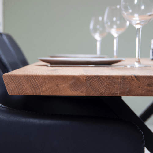 Asta Snedker Spisebord i Massiv Egetræ & Natur Olie fra House Of Sander | B103cm. L240-295cm. H4cm.