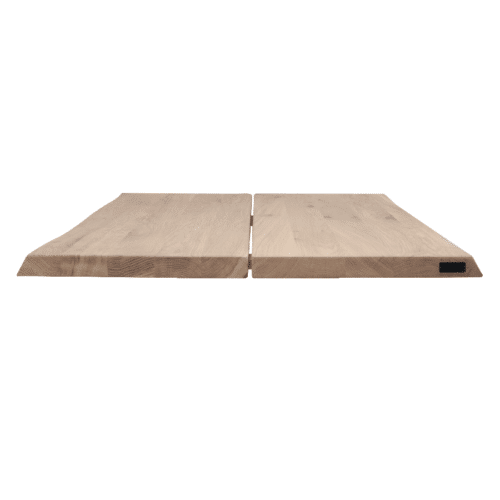 Hugin Snedker Cafébord i Massiv Egetræ & Hvid Olie fra House Of Sander | B: 80cm. L: 80-120cm. H: 4cm.
