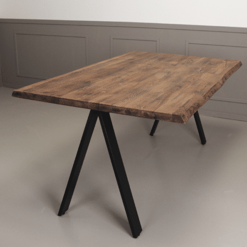 Hugin Snedker Spisebord i Massiv Egetræ & Vintage Olie fra House Of Sander | B80-103cm. L120-295cm. H4cm.