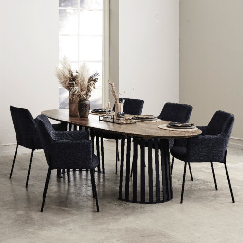 Orlando Snedker Spisebord i Massiv Egetræ & Vintage Olie fra House Of Sander | B103cm. L240cm. H3cm.