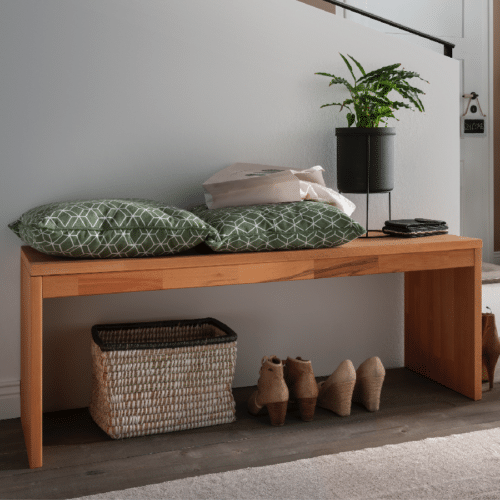 Sif Snedker Bænk i Massiv FSC Bøgetræ og Naturolie fra Organic Sleep | B40 x H45 x L120