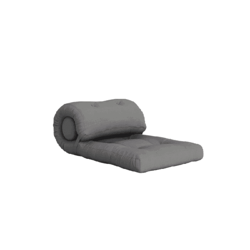 Wrap Udendørs Futon Stol & Madras i Mørk Grå Fra Karup Design | Japandi