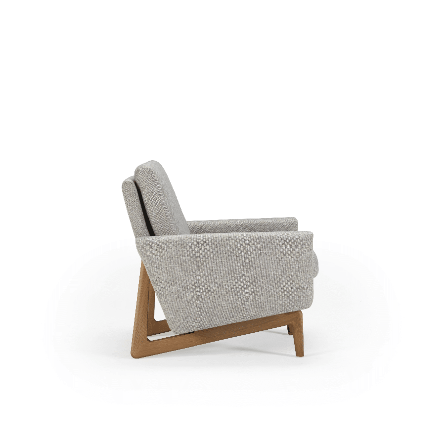 K200 Lænestol / Loungestol med Egetræsben fra Kragelund / Scandinavian Upholstery | Flere Farver - Billede 3