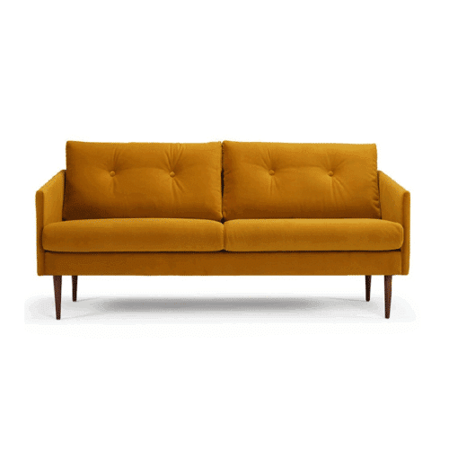 K375 2-Personers Sofa med Egetræsben fra Kragelund / Scandinavian Upholstery | Flere Farver