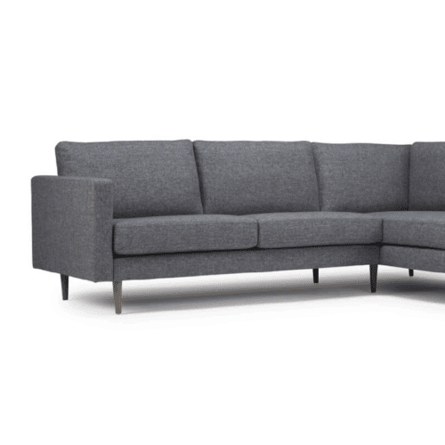 K605 5 pers. Sofa med Hjørne fra Kragelund / Scandinavian Upholstery | Flere Farver I Højre- & Venstrevendt | 87x297x235cm