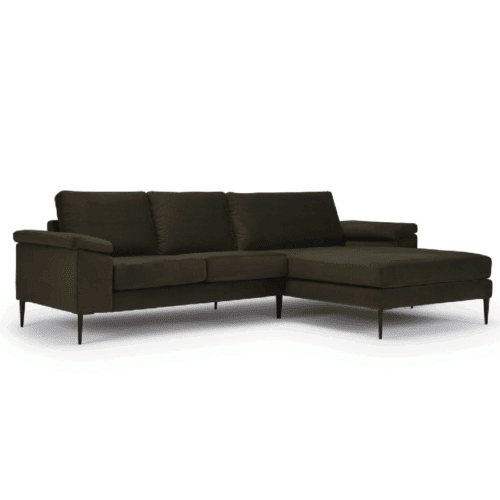 K605 3 pers. Sofa med Chaiselong fra Kragelund / Scandinavian Upholstery | Flere Farver | Højre- & Venstrevendt | 87x330x171cm