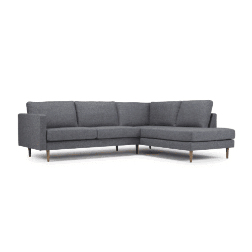 K605 3 pers. Sofa med Openend fra Kragelund / Scandinavian Upholstery | Flere Farver I Højre- & Venstrevendt | 87x299x202cm