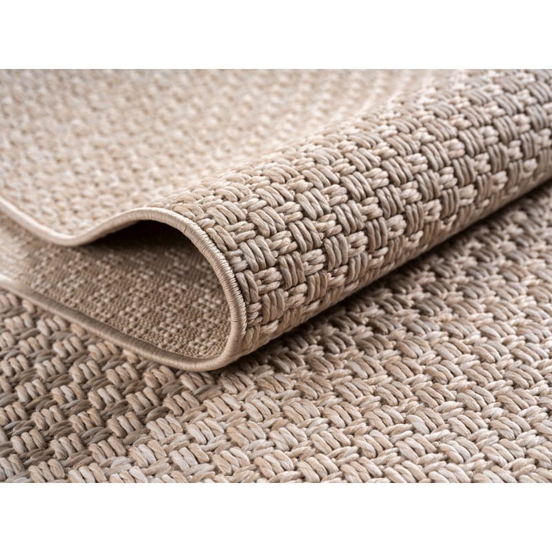 Evelyn Indendørs/Udendørs Gulvtæppe i Beige fra Rugs by Uniquebeds Home & Living | Flere Størrelser - Billede 2