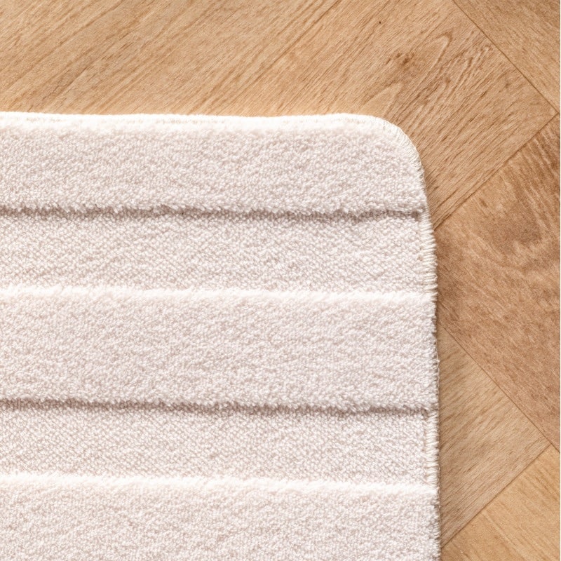 Poppy Cremefarvet Gulvtæppe fra Rugs by Uniquebeds Home & Living | Flere Størrelser - Billede 3