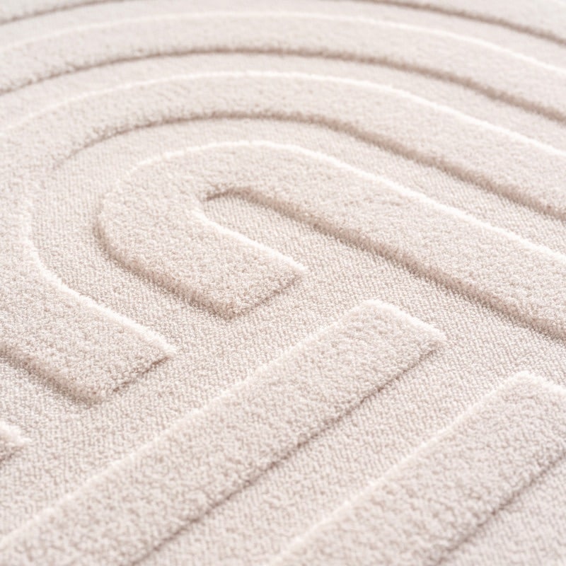 Poppy Cremefarvet Gulvtæppe fra Rugs by Uniquebeds Home & Living | Flere Størrelser - Billede 2