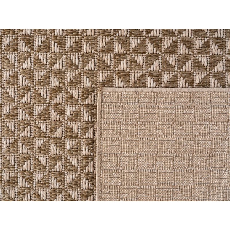 Isabella Indendørs/Udendørs Gulvtæppe i Beige fra Rugs by Uniquebeds Home & Living | Flere Størrelser - Billede 3