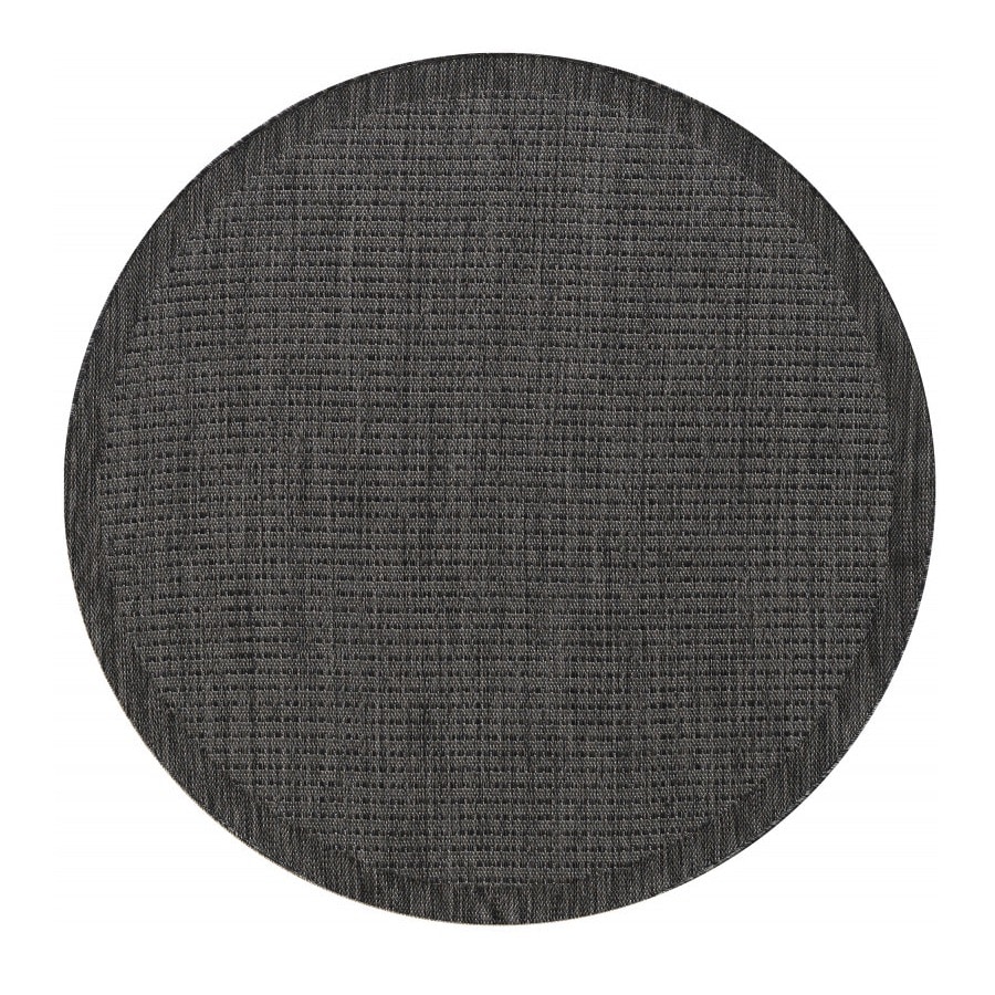 Mila Gulvtæppe i Sort med Simpel Kant fra Rugs by Uniquebeds Home & Living | Flere Størrelser i Firkantet & Rund - Billede 3