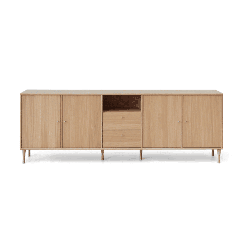 Mistral Modul 140 i Massiv Egetræsfinér fra Hammel Furniture | Færdig Kombination 11 - BHD 219,8x60,8x32,5 cm