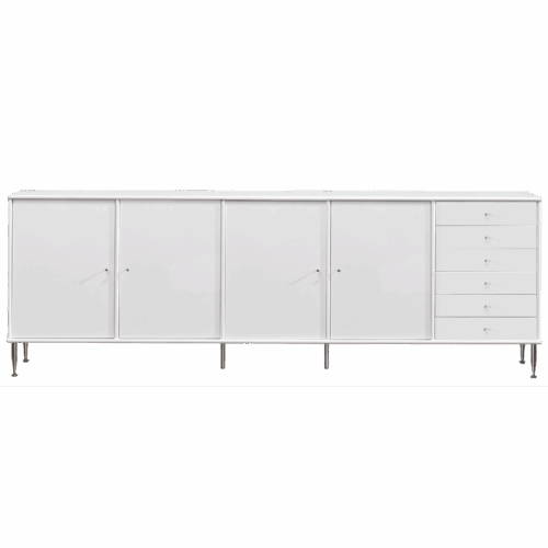 Mistral Modul 111 i Massiv Snehvid Egetræsfinér fra Hammel Furniture | Færdig Kombination 8 - BHD 219,8×60,8×32,5 cm