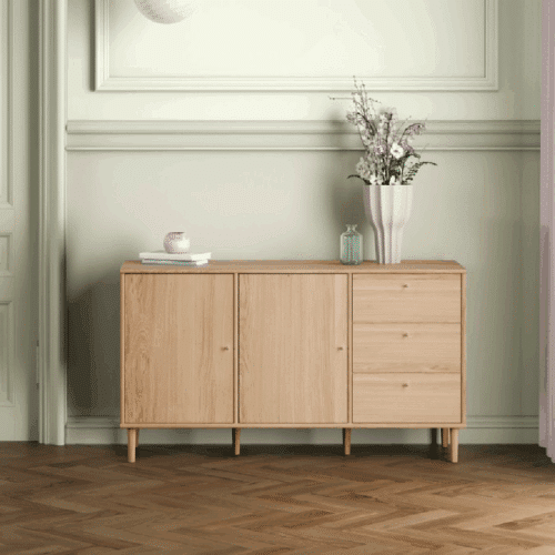 Mistral Modul 112 i Massiv Egetræsfinér fra Hammel Furniture | Færdig Kombination 19 - BHD 132,6x60,8x32,5 cm
