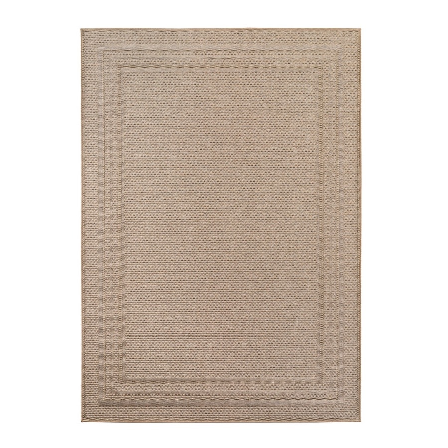 Phoebe Indendørs/Udendørs Gulvtæppe i Beige med Simpel Kant fra Rugs by Uniquebeds Home & Living | Flere Størrelser - Billede 2