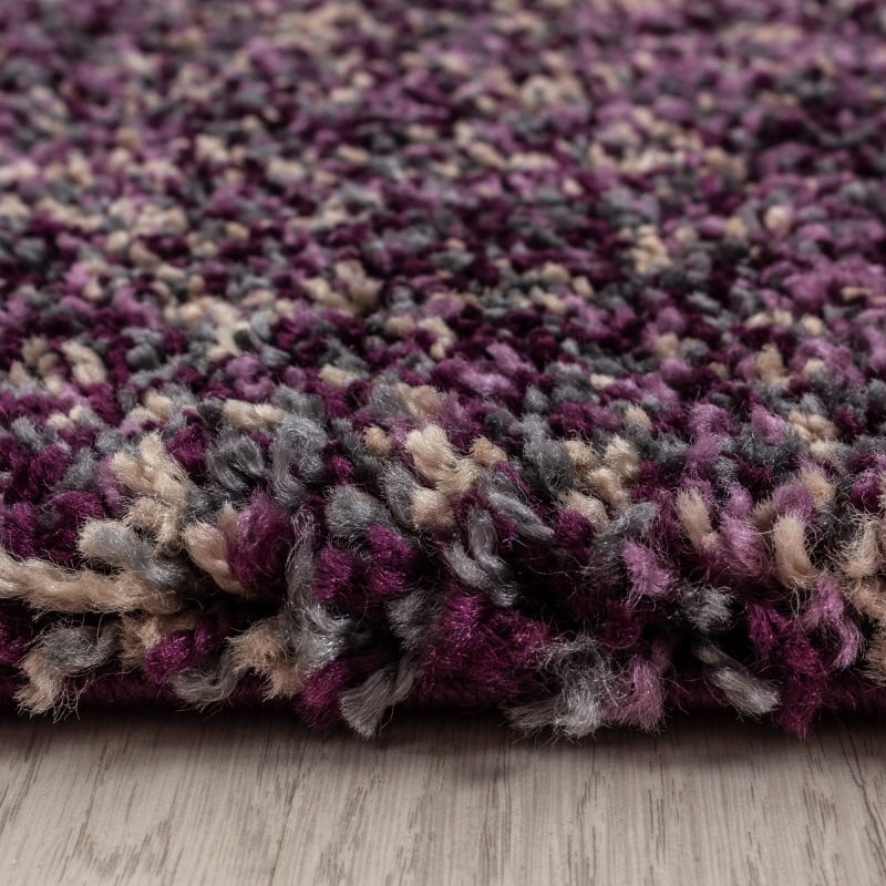 Caroline Gulvtæppe i Lilla fra Rugs by Uniquebeds Home & Living | Flere Størrelser i Firkantet & Rund - Billede 5