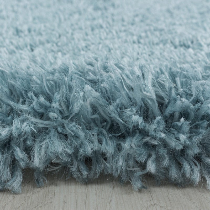 Louisa Ensfarvet Gulvtæppe i Blå fra Rugs by Uniquebeds Home & Living | Flere Størrelser i Firkantet & Rund - Billede 5
