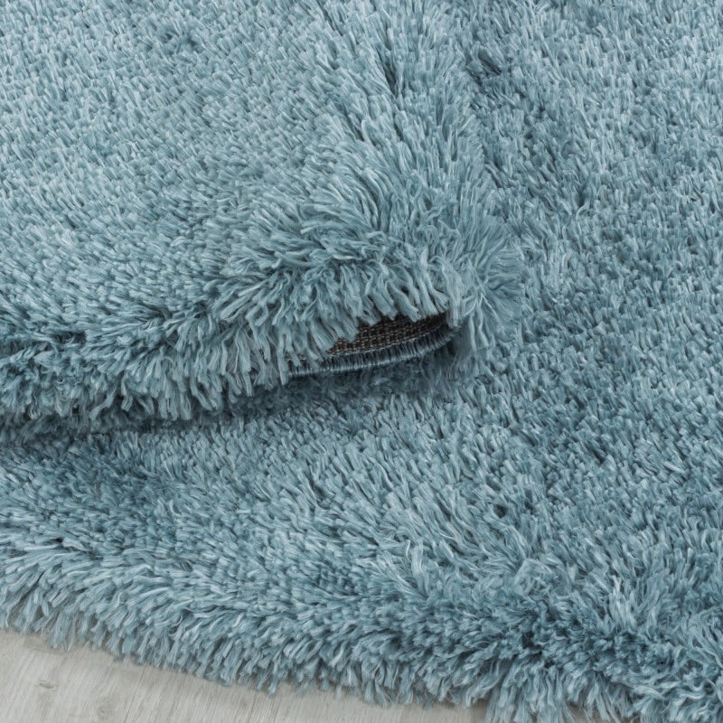 Louisa Ensfarvet Gulvtæppe i Blå fra Rugs by Uniquebeds Home & Living | Flere Størrelser i Firkantet & Rund - Billede 6