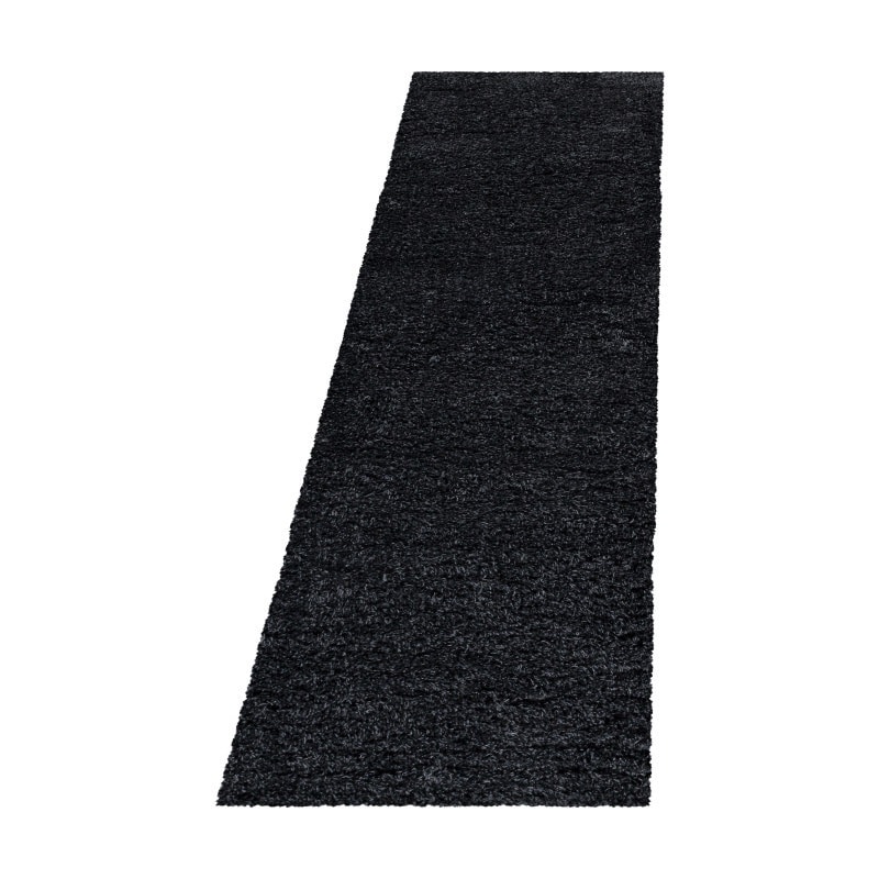 Louisa Ensfarvet Gulvtæppe i Sort fra Rugs by Uniquebeds Home & Living | Flere Størrelser i Firkantet & Rund - Billede 3