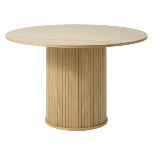 Ingolstadt Spisebord Egetræ Finér Ø120Xh75Cm