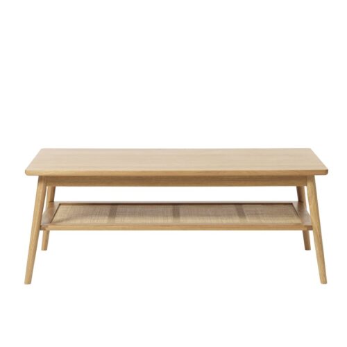 Shenzhen Sofabord Naturlig Egetræ Rattan L120Xb60Xh45Cm