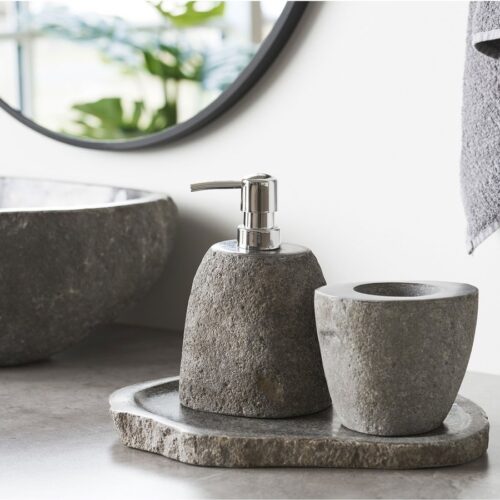 Gara Sæbedispenser Natur Riverstone L8Xb11Xh18Cm