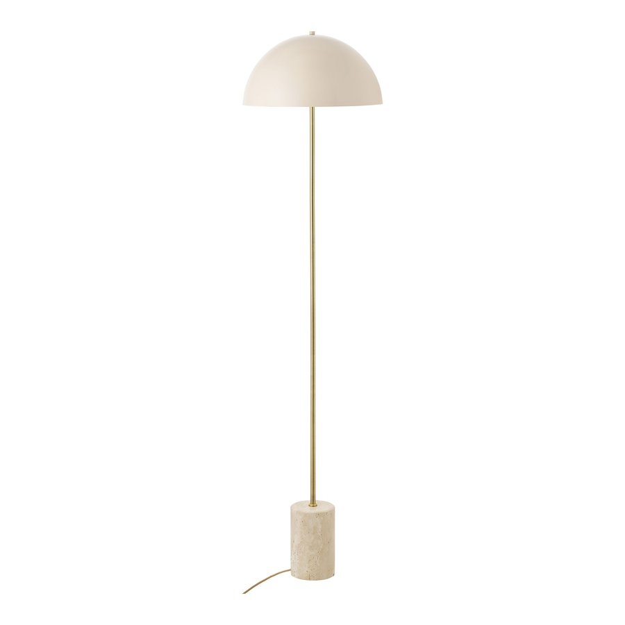 Sheffield Gulvlampe Beige Marmor Stål Ø40Xh155Cm