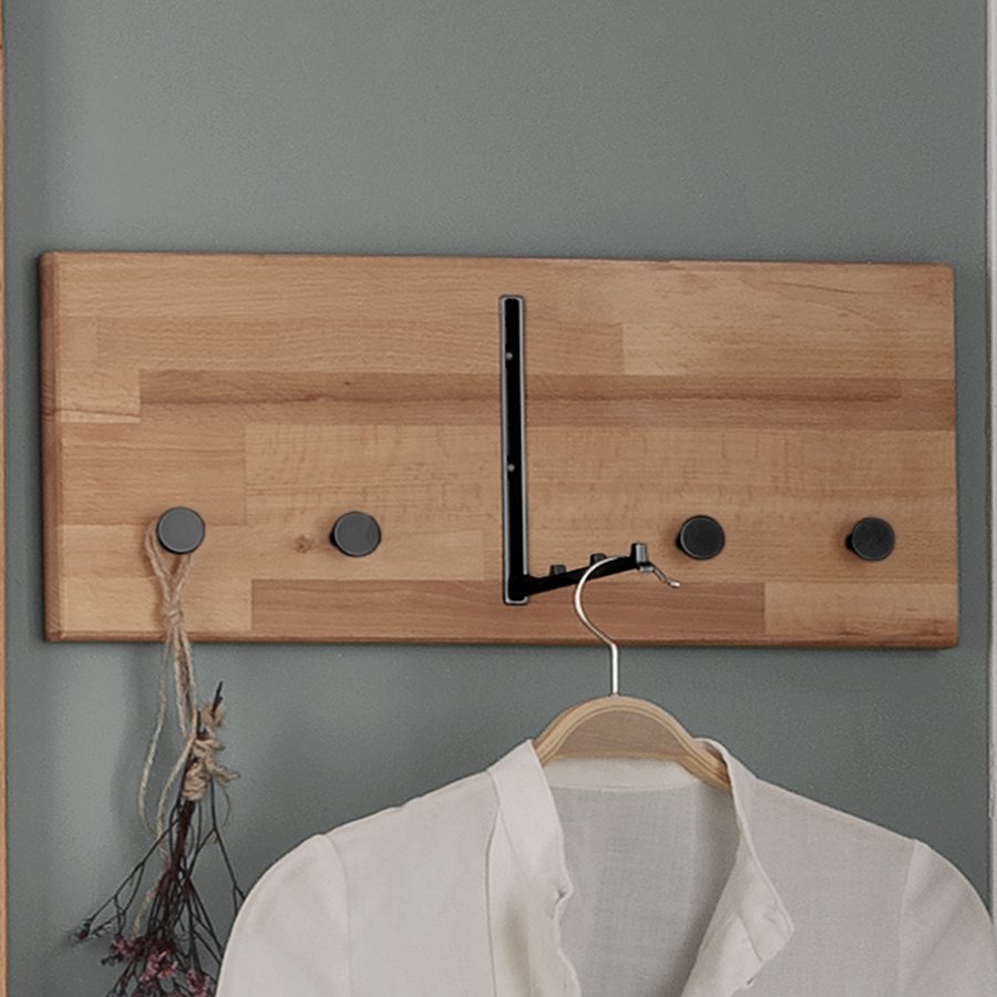 COAT RACK COLON 50 CM. BEECH OIL. 810950-82 - Billede 2