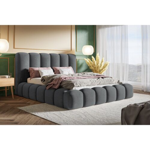 Premium Model 3 Polstret Sengeramme Med Opbevaring Fra CozyQuilt Sleep | Håndlaves i Møbelstof, Fløjl, Velour & Læder - Billede 5