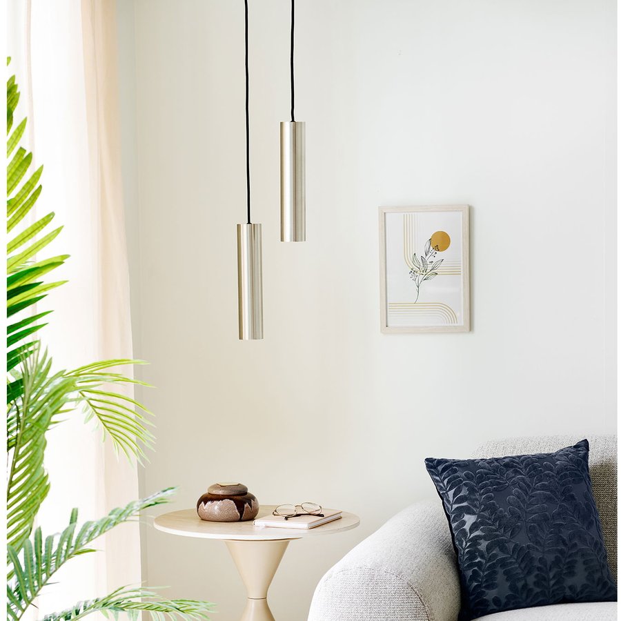 Paris Pendel Sølv Ø6Xh28Cm