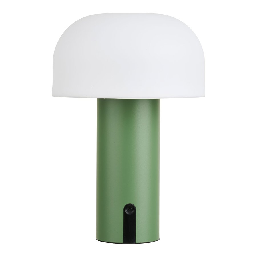 Soham Led Lampe Hvid Grøn Ø15Xh22Cm