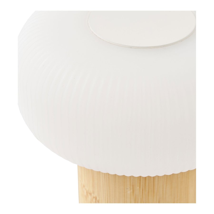 Stafford Bordlampe Natur Hvid Ø13 5Xh18Cm