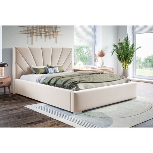 Superior Model 9 Polstret Sengeramme Med Opbevaring Fra CozyQuilt Sleep | Håndlaves i Møbelstof, Fløjl, Velour & Læder