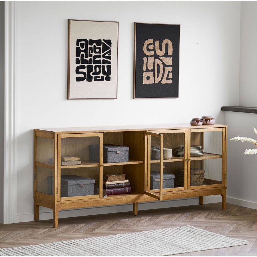 Tine Tufted Vægdekoration Sort Brun