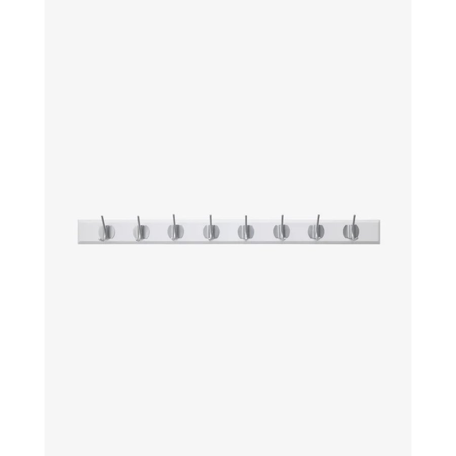 EDGY Knagerække i Hvid MDF med Kromfinish Knager fra Nordal | 3/6/8 Knager | 30/60/90x7x6,5 cm hos uniquebeds, home & living - Billede 5