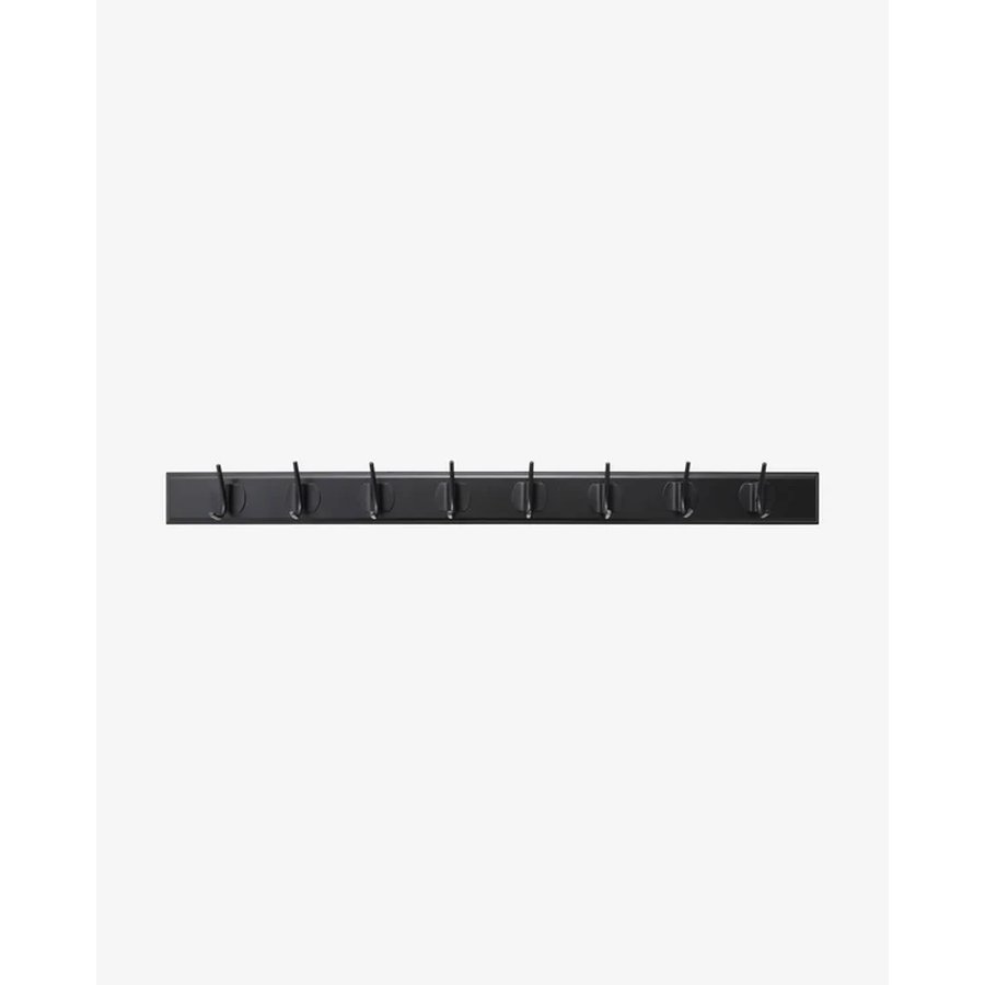EDGY Knagerække i Sort MDF med Sorte Knager fra Nordal | 3/6/8 Knager | 30/60/90x7x6,5 cm hos uniquebeds, home & living - Billede 6
