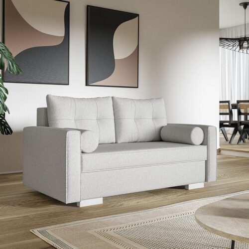 Komfort Model 2 Polstret 2-Personers Sofa Fra CozyQuilt Furniture | Håndlaves i Møbelstof, Fløjl, Velour & Læder - Billede 1