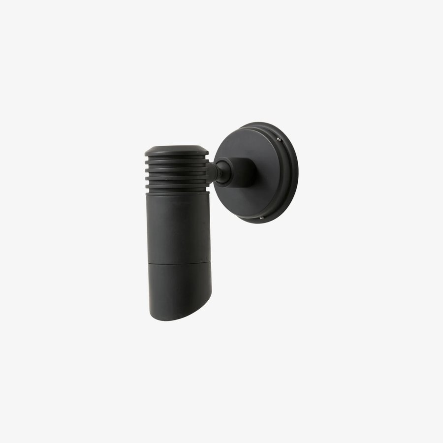 BRAGI Udendørs Væglampe/Spotlys i 100% Messing med Mat Sort Finish fra Nordal | Udendørs | Sort hos uniquebeds, home & living - Billede 1