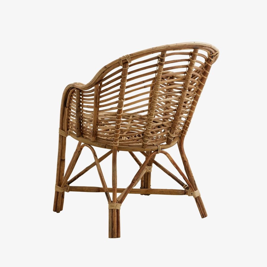 CANIA Stol i Bambus fra Nordal | 62x58x80 cm | Natur hos uniquebeds, home & living - Billede 2